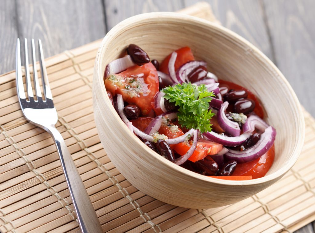 Close up of salad in bowl
